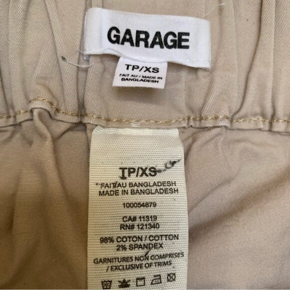 Garage Y2K-Style Tan Jogger Cargo Pants - Picture 4 of 4